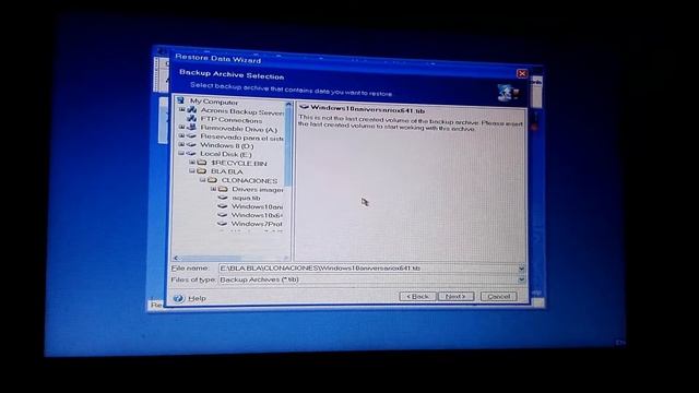Acronis 2009 True Image Enterprise RESTORE W10 смотреть онлайн