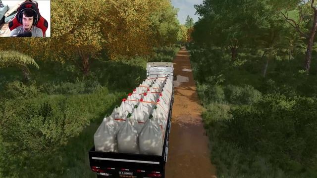 TRANSPORTANDO BAGS DE CALCÁRIO | Farming Simulator 22 | Pioneiros Map - Ep 11 смотреть онлайн