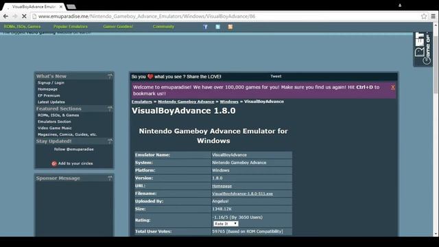 How To Download GBA Emulator For PC 2016!!! смотреть онлайн