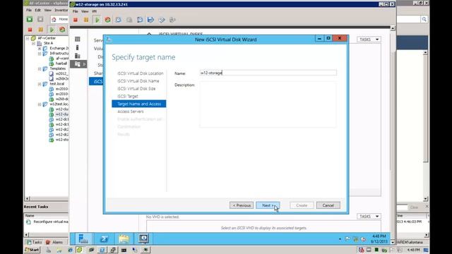 Windows 2012 Failover Cluster on vSphere 5.1 using in-guest attached iSCSI storage смотреть онлайн
