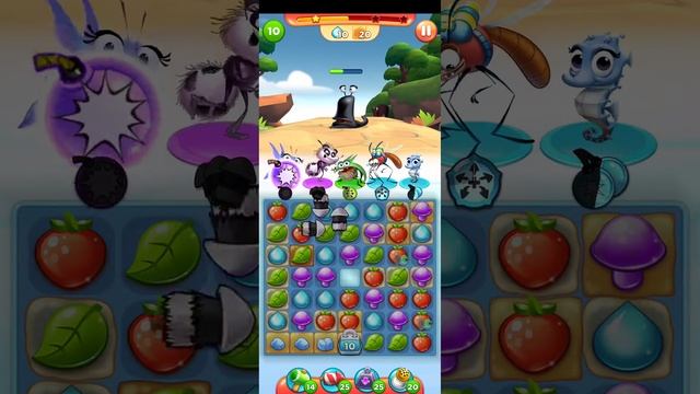 Best Fiends Stars 2754 Android Gameplay смотреть онлайн