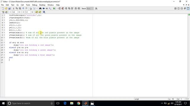 Controlling Embedded Window Media Player songs using color gestures using MATLAB смотреть онлайн