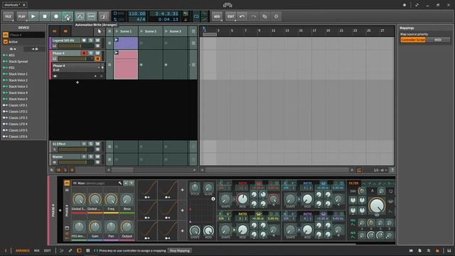How To Bitwig - Using Shortcuts & Custom Mappings