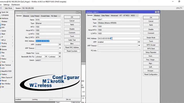 Pasos Para Cambiar MACs al Mikrotik. Miralo! смотреть онлайн