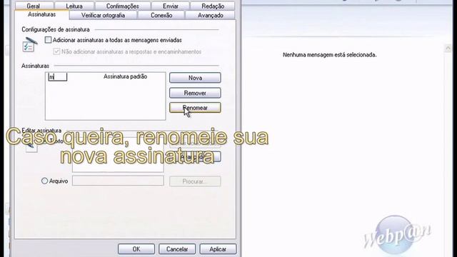 Como inserir assinatura no Windows Live Mail смотреть онлайн