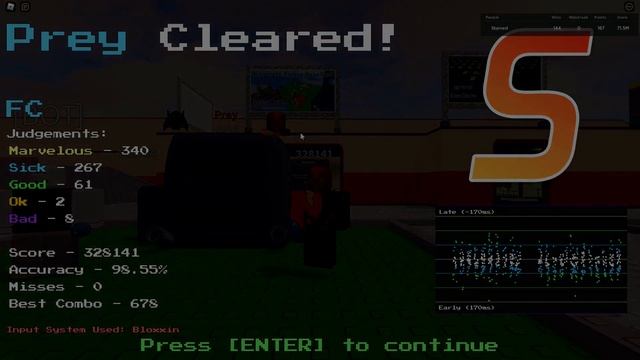 FNF Prey in Friday Night Bloxxin' (Deathmatch) (Sonic Exe 2.5/3.0 , FC) смотреть онлайн