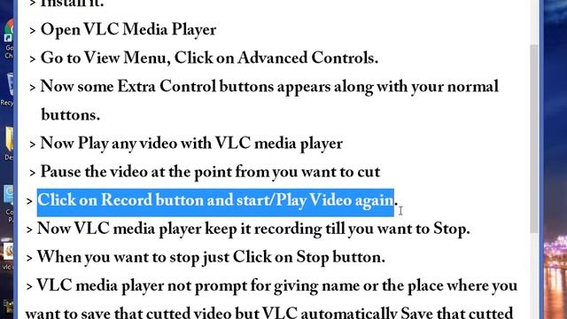 How to cut video clips using VLC Media Player смотреть онлайн