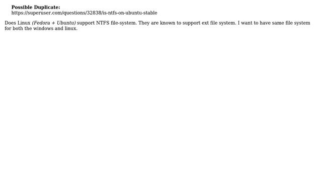Does Linux support NTFS file system смотреть онлайн