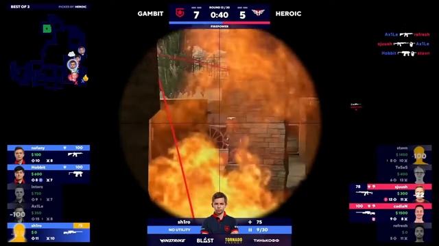 GAMBIT IN THE FINAL! REVENGE Gambit vs Heroic! BLAST Spring Showdown Premiere 2021! смотреть онлайн