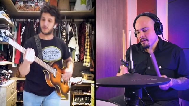 FOO FIGHTERS - EVERLONG | BATERA DE APARTAMENTO FT. GABRIEL VENDRAMINI | COVER смотреть онлайн