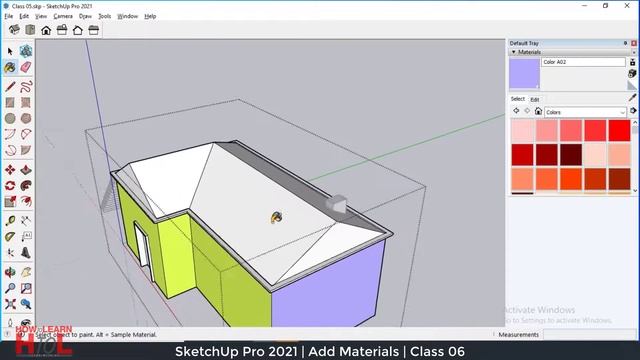 SketchUp Pro 2021 Complete Tutorial Materials in Urdu Hindi Class 06 смотреть онлайн