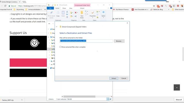 Silhouette Studio v4 - Downloading & Extracting Designs смотреть онлайн
