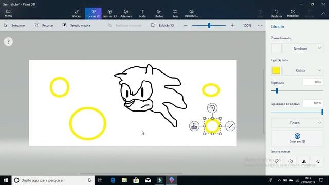 DESENHANDO NO PAINT 3D COM O MOUSE смотреть онлайн