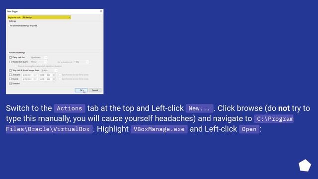 How do you configure Virtualbox VM to autostart after Windows-10 reboot? смотреть онлайн
