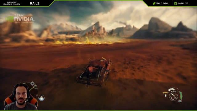 Mad Max avec Railz | 15h - 17h | TEAM NVIDIA смотреть онлайн