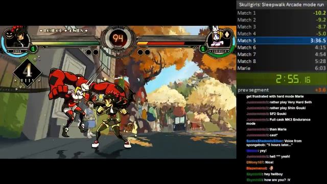 Skullgirls Encore Speedruns: Arcade Sleepwalk смотреть онлайн