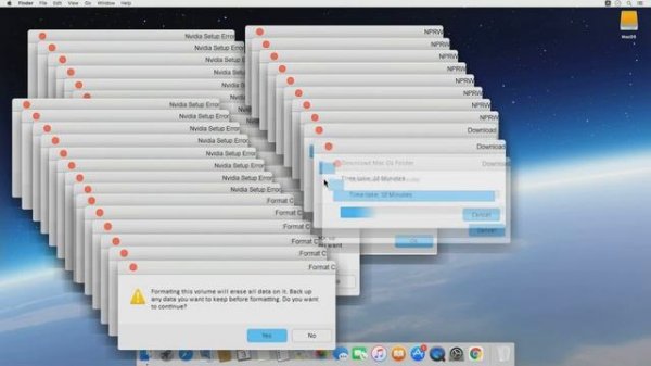 Mac OS Crazy Error