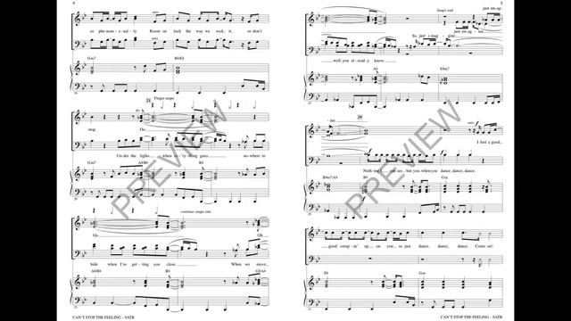 Can't Stop the Feeling (SATB Choir) - Arranged by Mac Huff смотреть онлайн
