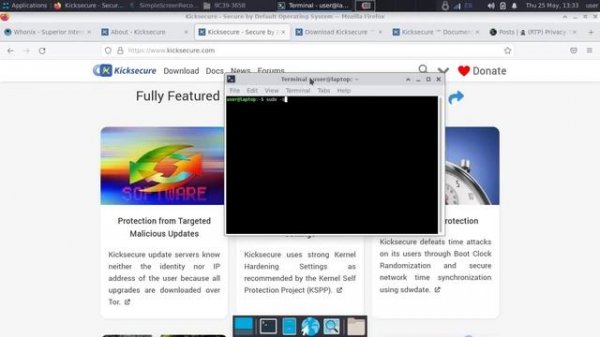 Kicksecure OS Hardened Debian Linux