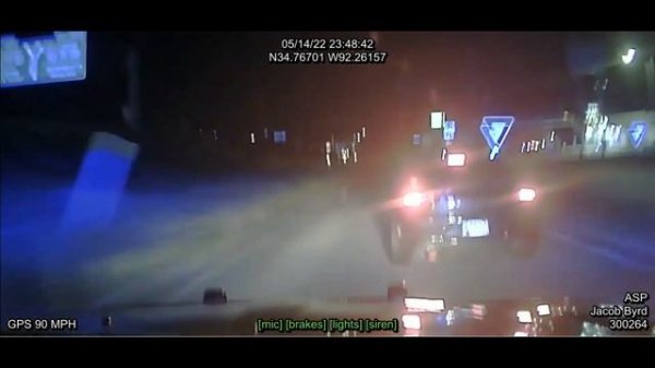 Arkansas State Police - Successful PIT maneuver - Dangerous 150mph Pursuit on blacked out Charger