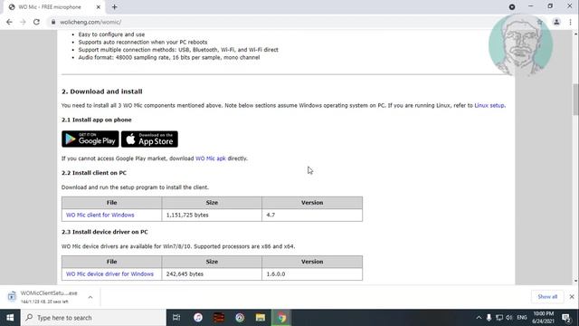 How To Install WO Mic Client for Windows 7/8/10/11 смотреть онлайн