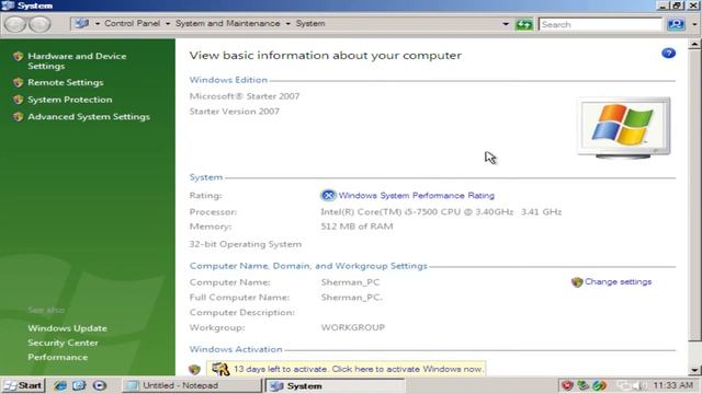 Windows Starter 2007 - Build 5308 смотреть онлайн