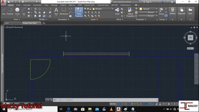 AutoCAD How to draw a Floor Plan Part 3 in Tagalog -Mackychaan смотреть онлайн