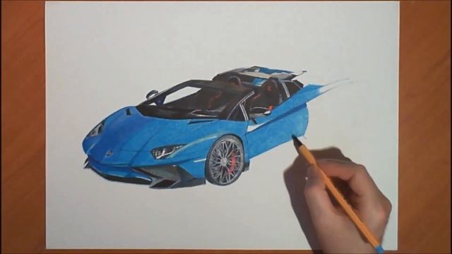 Dibujando un Lamborghini Aventador смотреть онлайн