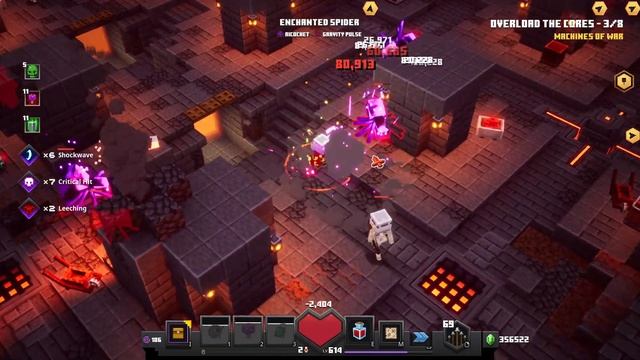 Minecraft Dungeons Burning Gravity Stalwart Whirlwind Request on Apoc+20 Fiery Forge смотреть онлайн