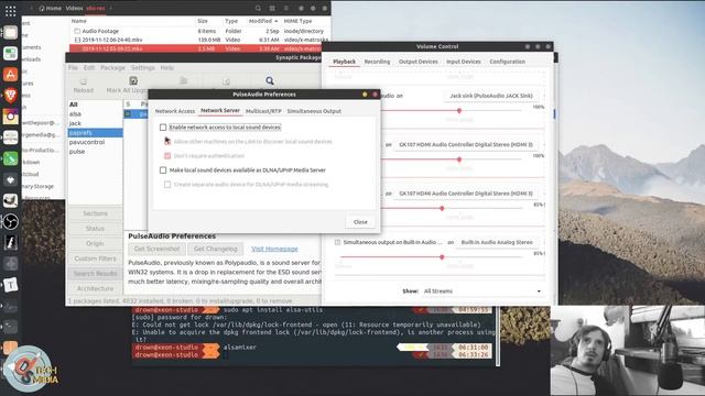 Guide To Producing & Recording Music + Audio With Linux PART ONE: Getting Started: Pulseaudio & JAC смотреть онлайн