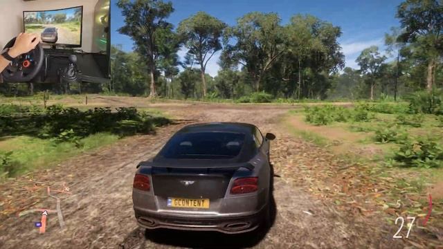 Driving Bentley continental supersports 2017 with logitechg29 | Forza horizon 5 смотреть онлайн
