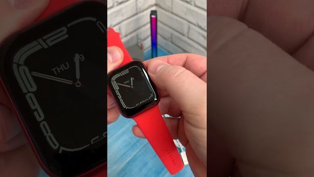 Apple Watch 7 45mm(красные) смотреть онлайн