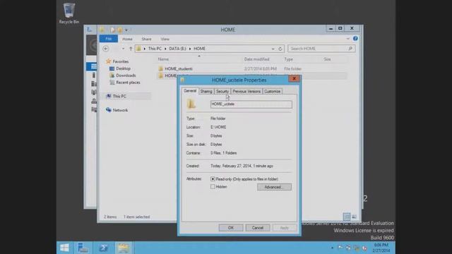 Windows 2012 R2 - domovské složky смотреть онлайн