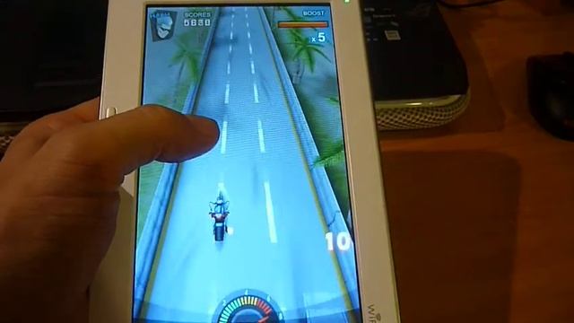 JXD S7100: Test sensibilité Racing Moto Android смотреть онлайн