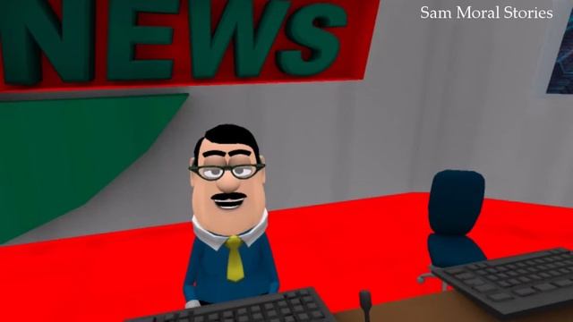 Punjabi Funny News Reports | Punjabi Totay | Funny Videos by Sam Moral Stories смотреть онлайн