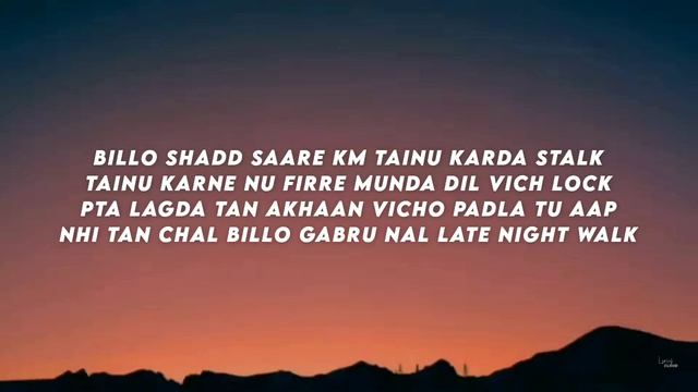 Late Night Chat - Mac Hanjra (perfectly slowed) ♪ Lyrics Cloud смотреть онлайн