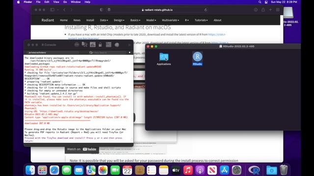 Install R, Rstudio, and Radiant on macOS смотреть онлайн