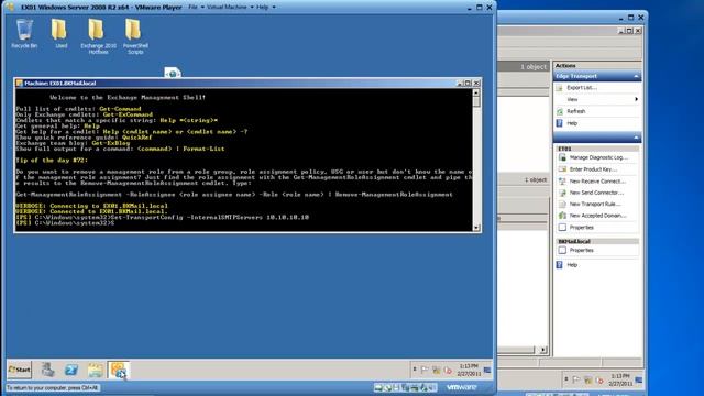 Verify or Manually Synchronize Exchange 2010 Edge Subscription смотреть онлайн