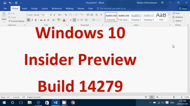 Windows 10 Insider preview 14279 Released March 4th 2016 смотреть онлайн
