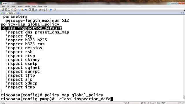 ICMP_inspection, Editing Global Policy for ICMP's, TCP and UDP packets смотреть онлайн