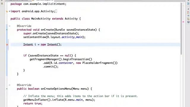 Android 19 implicit intent 01 - اندرويد смотреть онлайн