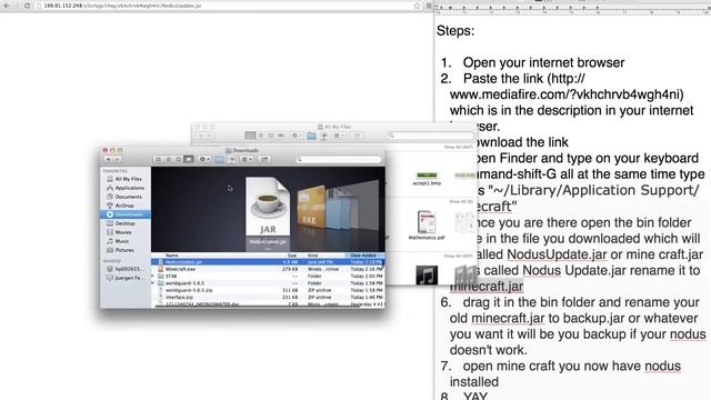 How to Download Nodus 1.4.5 for Minecraft/Mac смотреть онлайн