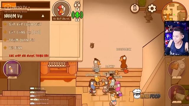 (Goose Goose Duck #29) Độ Cảnh Sát Trưởng trổ tài săn vịt và cái kết tạo đột biến. смотреть онлайн