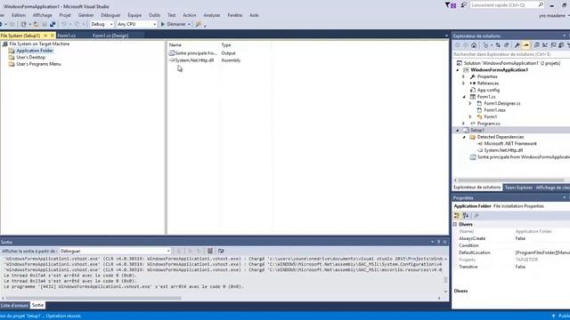 Create Setup C#, Vb.Net application visual studio 2015 installer смотреть онлайн
