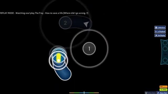 osu! The Fray - How to Save a Life [Where did I go wrong..?] map showcase смотреть онлайн