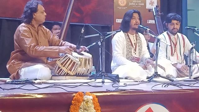 Ameen Khan. & Mohd Saqib Khan Vocal.  Ustad Rafiuddin Sabri Tabla..