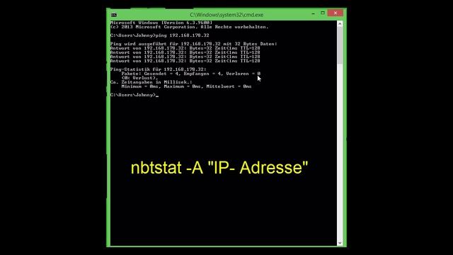 MAC Adresse eines anderen Computers im Netzwerk cmd per remote ermitteln - read MAC address remote смотреть онлайн