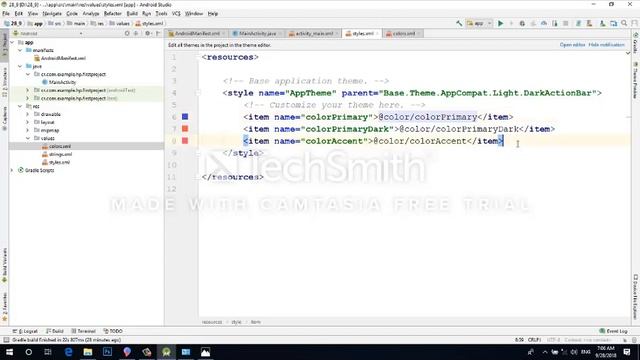 شرح ملفات String xml Color xml Style xml смотреть онлайн