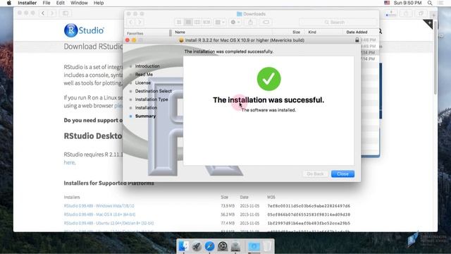การใช้โปรแกรม R: การติดตั้ง R และ RStudio บน Mac (Install R And RStudio On Mac OS X)