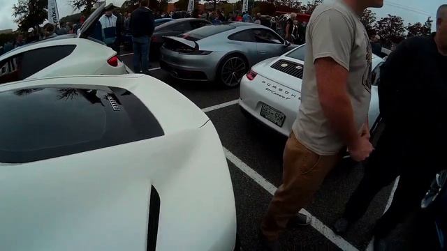 A Fisker Karma and other cool cars at Cars N Coffee смотреть онлайн